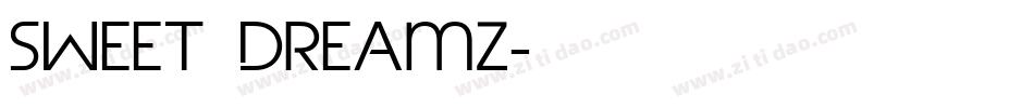 Sweet Dreamz字体转换